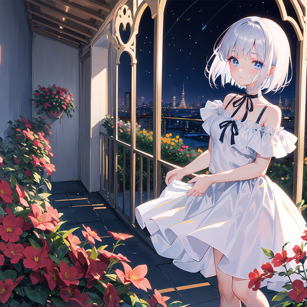 額入りイラスト　『melty sugar white』 A2_1373857b-5ae5-42a3-b11b-